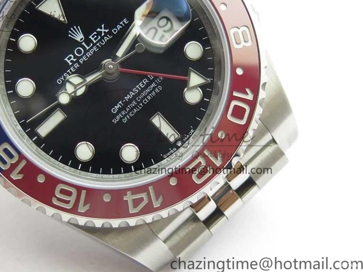 MiroTime 0504 GMT-Master II 126710 BLRO Pepsi Red Blue Ceramic 904L Steel VRF 1:1 Best Edition SA3285 CHS MAX Version SmoothTexture 2796